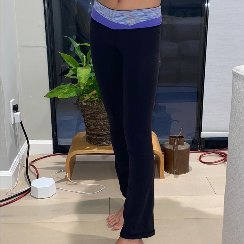 ivivva boot cut- full length leggings